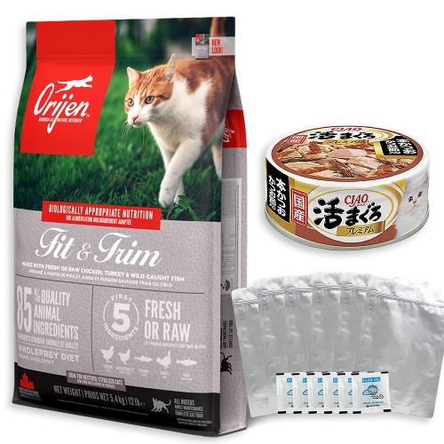 [사료소분봉투+이나바캔]오리젠 캣 피트앤트림 5.4kg 고양이사료